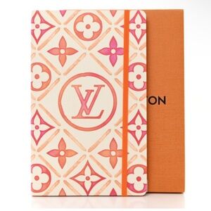 🧡NWT LOUIS VUITTON Monogram Watercolor Aquarelle Notebook White